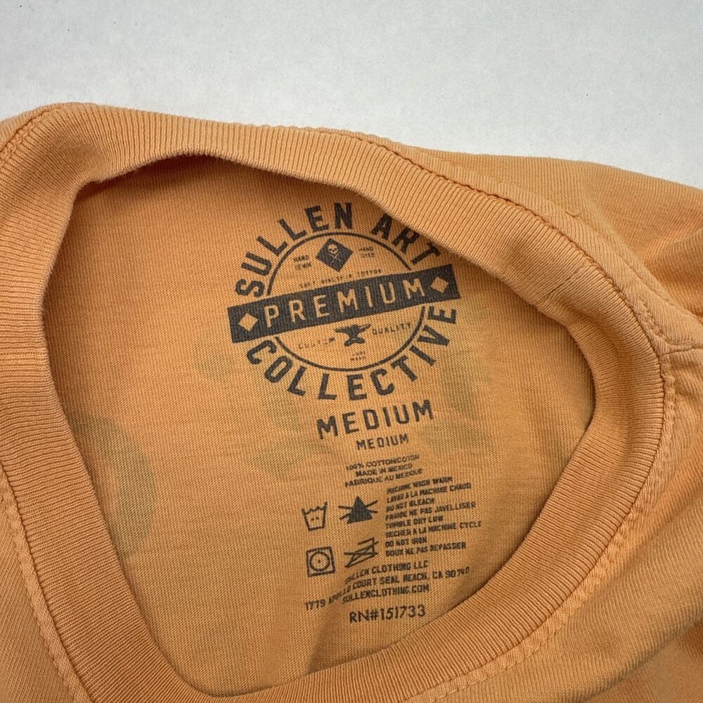Sullen Art Collective Jades Short Sleeve T Shirt Tangerine Size Medium Men’s - Picture 7 of 10